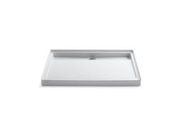 Groove 48'' x 36'' alcove shower base, rear center drain - image 1