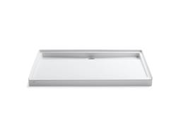 Groove 60'' x 36'' alcove shower base, center drain - image 1