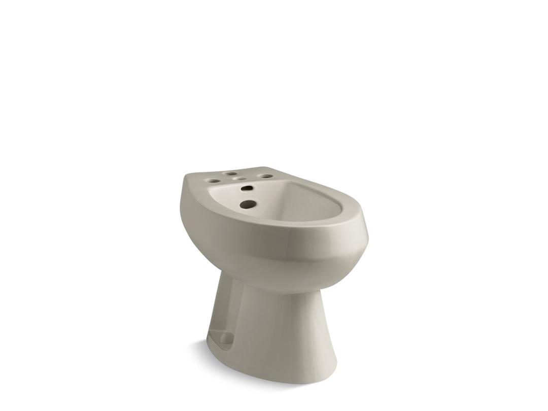 San Tropez Vertical spray bidet with 4 faucet holes by Kohler