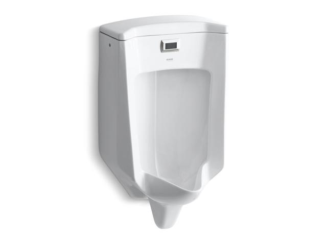 BardonE Wall-hung rear-spud touchless urinal, 0.5 gpf