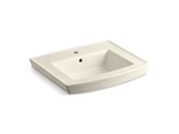 Archer 24'' rectangular pedestal bathroom sink - image 14