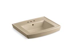 Archer 24'' rectangular pedestal bathroom sink - image 13