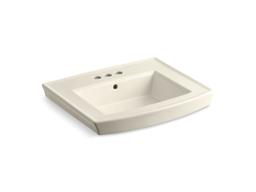 Archer 24'' rectangular pedestal bathroom sink - image 14