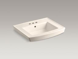 Archer 24'' rectangular pedestal bathroom sink - image 15