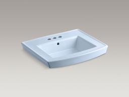 Archer 24'' rectangular pedestal bathroom sink - image 20