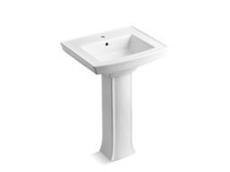 Archer 24'' rectangular pedestal bathroom sink - image 2