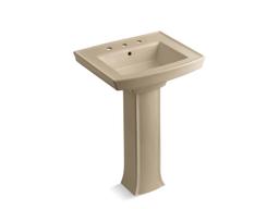 Archer 24'' rectangular pedestal bathroom sink - image 13