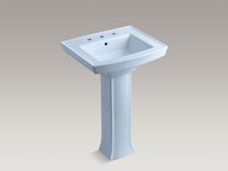 Archer 24'' rectangular pedestal bathroom sink - image 18