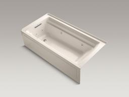 Archer 72'' x 36'' alcove whirlpool bath with alcove, left drain - image 10