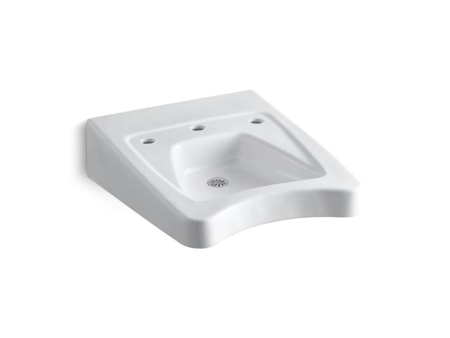 Kohler Morningsidee 20'' X 27'' Mount/concealed Arm Carrier Wheelchair Bathroom Sink With 11-1/2'...