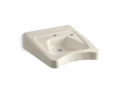 Kohler Morningsidee 20'' X 27'' Wall-mount/concealed Arm Carrier Wheelchair Bathroom Sink With Si... - image 3