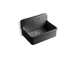 GilfordE 30'' top-/wall-mount single-bowl farmhouse kitchen sink - White - image 3