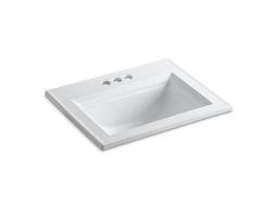 Kohler Memoirs Stately 22-3/4'' Rectangular Drop-in Bathroom Sink - Thunder Grey - image 2