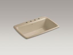 Cape Dory 33'' x 22'' x 9-5/8'' top-mount single-bowl kitchen sink with 4 faucet holes - image 2