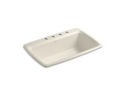 Cape Dory 33'' x 22'' x 9-5/8'' top-mount single-bowl kitchen sink with 4 faucet holes - image 3