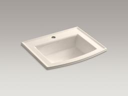 Archer 22-3/4'' rectangular drop-in bathroom sink - image 15