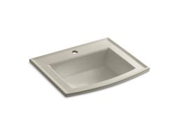 Archer 22-3/4'' rectangular drop-in bathroom sink - image 17
