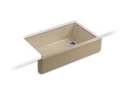 Kohler Whitehaven Farmhouse Sink | 35-3/4 Inch | Single Bowl | 36 Inch Min Cabinet - White - image 3