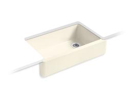 Kohler Whitehaven Farmhouse Sink | 35-3/4 Inch | Single Bowl | 36 Inch Min Cabinet - White - image 4