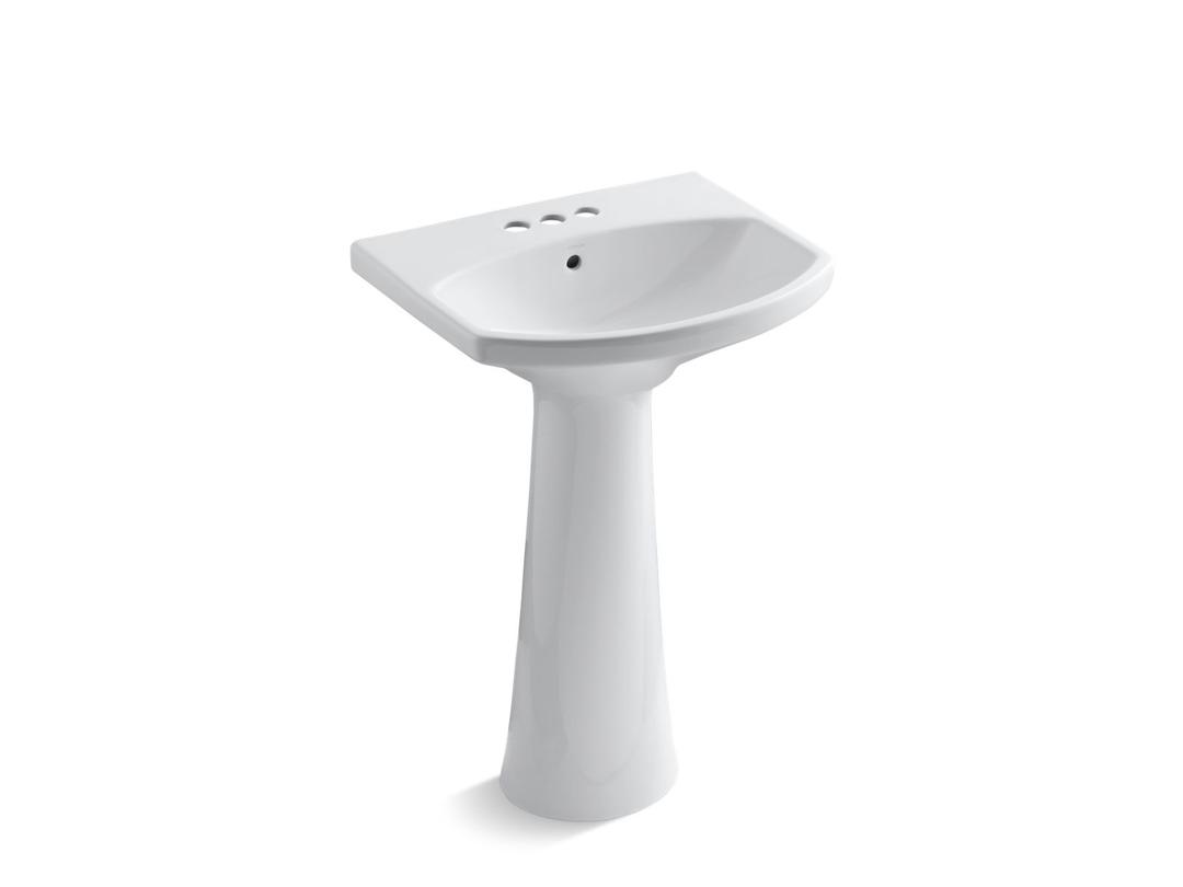 Cimarron 22-3/4'' rectangular pedestal bathroom sink by Kohler