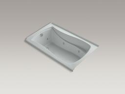 Kohler Mariposa 60'' X 36'' Alcove Whirlpool With Integral Flange, Left-hand Drain And Heater - B... - image 3