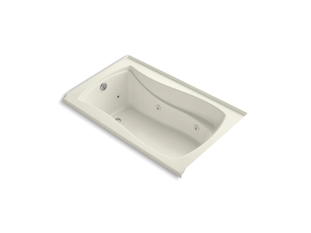 Kohler Mariposa 60'' X 36'' Alcove Whirlpool With Integral Flange, Left-hand Drain And Heater - B... by Kohler