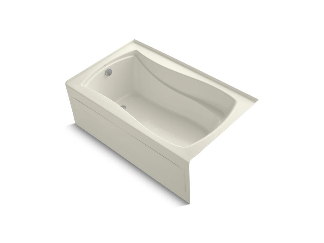 Kohler Mariposa 60'' X 36'' Alcove Bath With Bask Heated Surface, Integral Apron,and Left-hand Dr... by Kohler