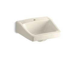 ChesapeakeE 19-1/4'' x 17-1/4'' wall-mount/concealed arm carrier bathroom sink with single faucet hole - image 4