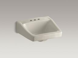 ChesapeakeE 19-1/4'' x 17-1/4'' wall-mount/concealed arm carrier arm bathroom sink with 4'' centerset faucet holes - image 5