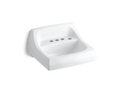Kohler Kingstone 21-1/4'' X 18-1/8'' Wall-mount/concealed Arm Carrier Bathroom Sink With 4'' Cent... - image 1