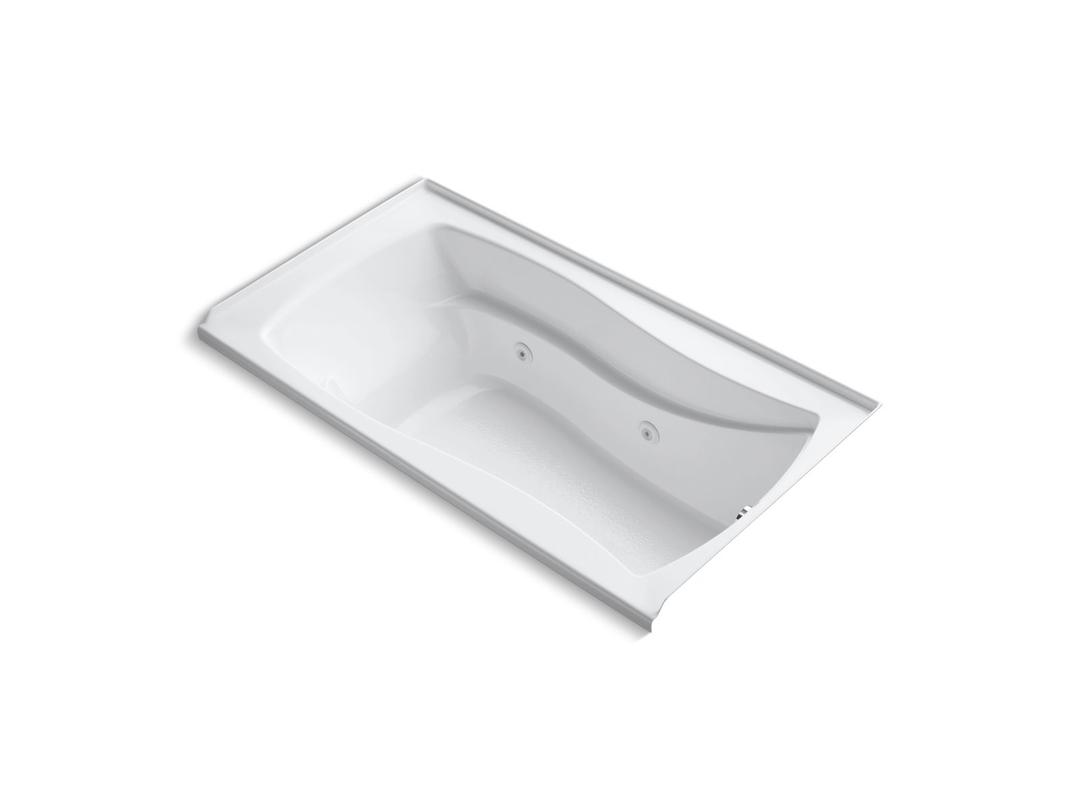 Kohler Mariposa 66'' X 35-7/8'' Alcove Whirlpool with Integral Flange, Right-hand Drain and... by Kohler