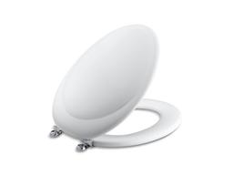 Revival(R) elongated toilet seat with Polished Chrome hinges - image 1