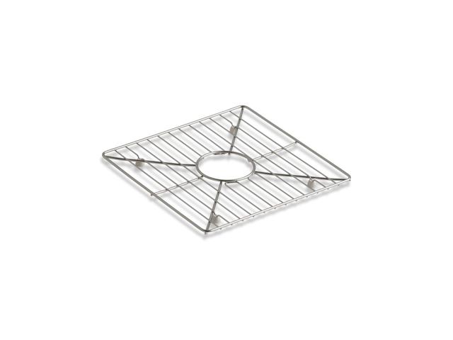 Kohler Poise Stainless Steel Sink Rack, 13-3/16'' X 13-3/16'', for Kitchen and Bar Sinks -...