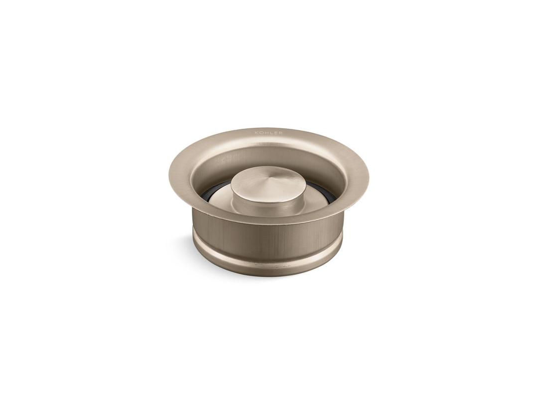 Disposal flange with stopper by Kohler