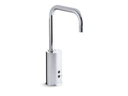 Gooseneck Touchless single-hole lavatory faucet with InsightE sensor technology and temperature mixer, DC-powered, 0.5 gpm - Vibrant Stainless - image 2