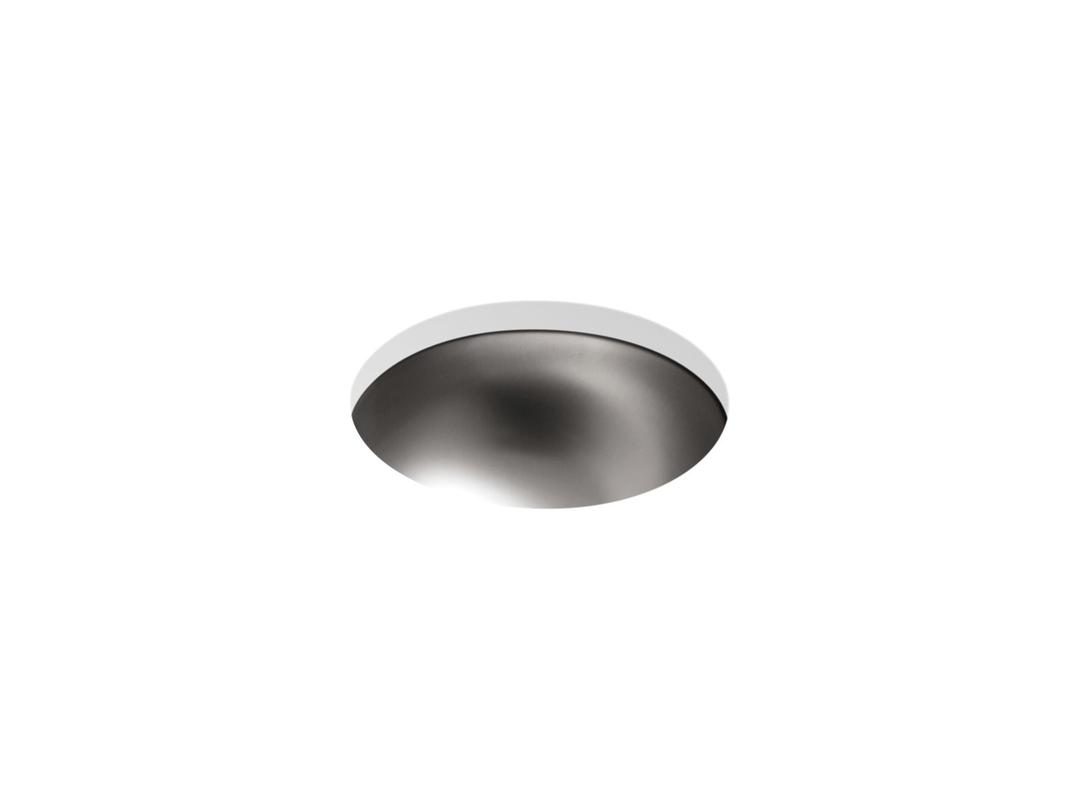 Bolero 13-3/4'' round drop-in/undermount bathroom sink, no overflow by Kohler