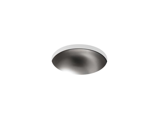 Bolero 13-3/4'' round drop-in/undermount bathroom sink, no overflow