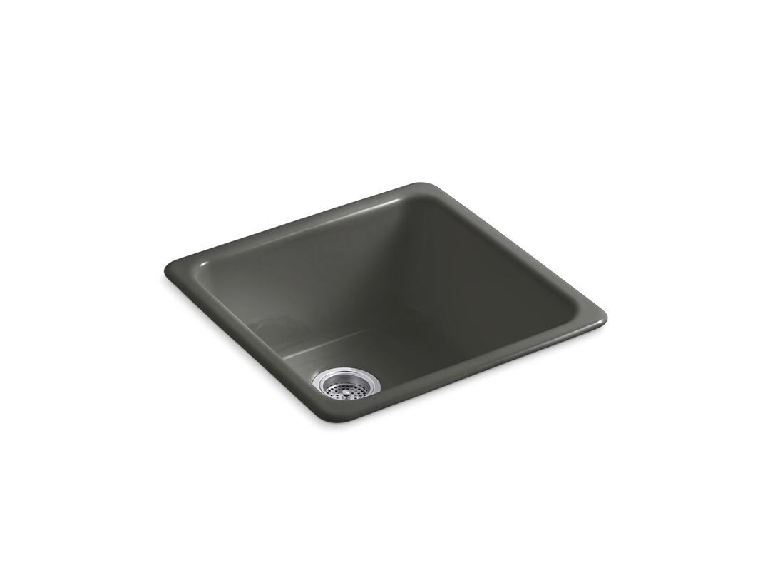 Kohler | Iron/Tones | Undermount Kitchen Sink - Thunder Grey by Kohler