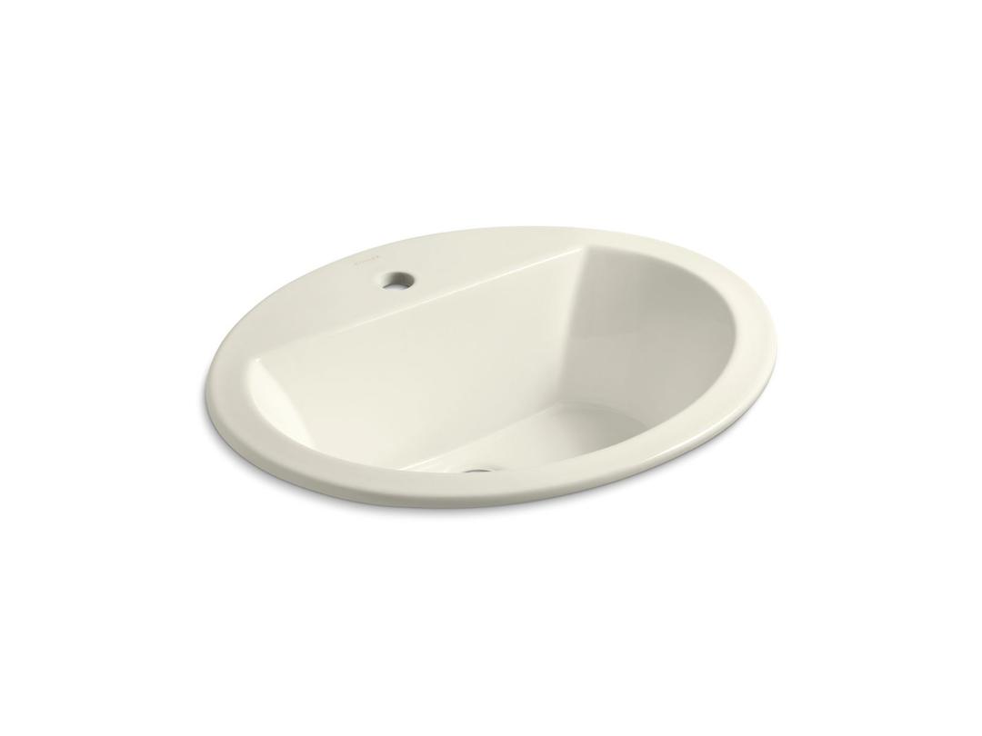 Bryant 20-1/4'' oval drop-in bathroom sink by Kohler