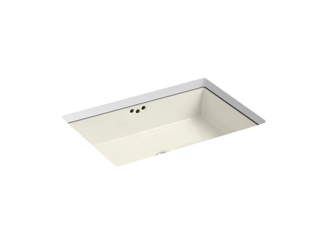 Kathryn 23-7/8'' x 15-5/8'' x 6-1/4'' Undermount bathroom sink with glazed underside by Kohler