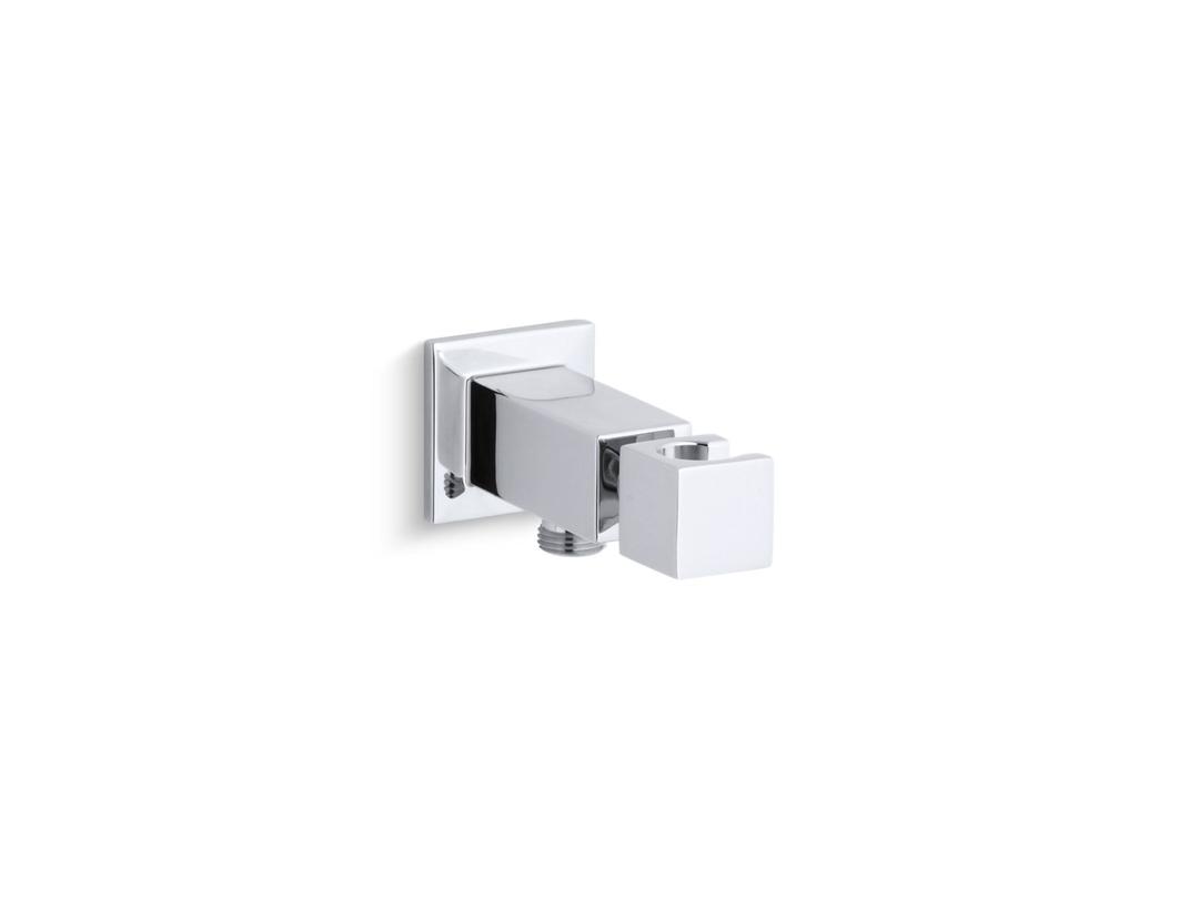 Kohler Loure Hand Shower Holder | Wall Mount | With Supply Elbow and Check Valve - Polished Chrome by Kohler