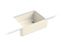 Kohler Whitehaven Farmhouse Sink | 29-3/4 Inch | Single Bowl | Tall Apron - White - image 4
