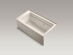 Archer 60'' x 32'' alcove heated whirlpool bath, right drain - image 10