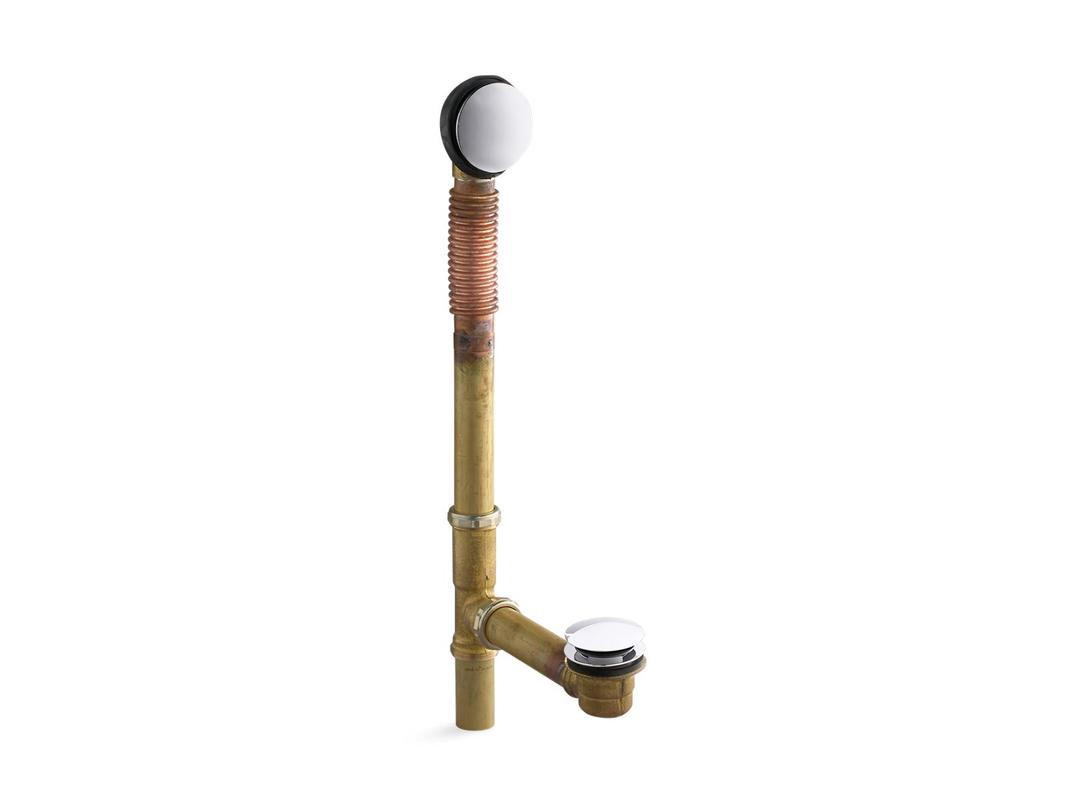 Clearflo Brass toe tap bath drain by Kohler