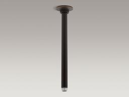 12'' ceiling-mount single-function rainhead arm and flange - image 8