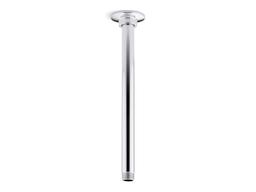 12'' ceiling-mount single-function rainhead arm and flange - image 1