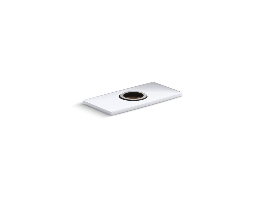 4'' escutcheon plate for InsightE and Kinesis faucet by Kohler