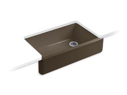 Kohler Whitehaven Farmhouse Sink | 35-3/4 Inch | Single Bowl | 36 Inch Min Cabinet - White - image 2