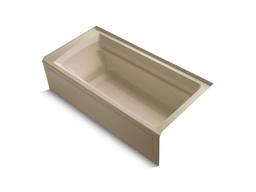 Archer 72'' x 36'' alcove bath with Bask heated surface, alcove, right drain - image 13