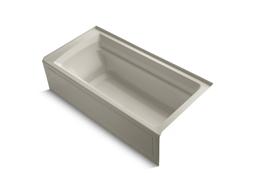 Archer 72'' x 36'' alcove bath with Bask heated surface, alcove, right drain - image 16